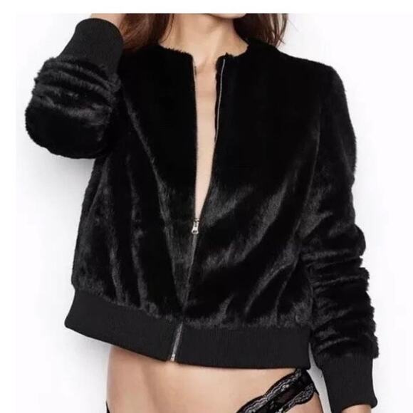 Victoria secrets 2018 fashion show faux fur jacket limited edition size small - Picture 3 of 12